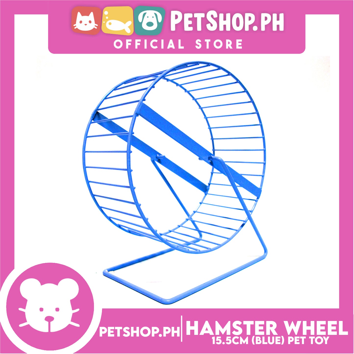 Hamster Wheel Blue 15.5cm
