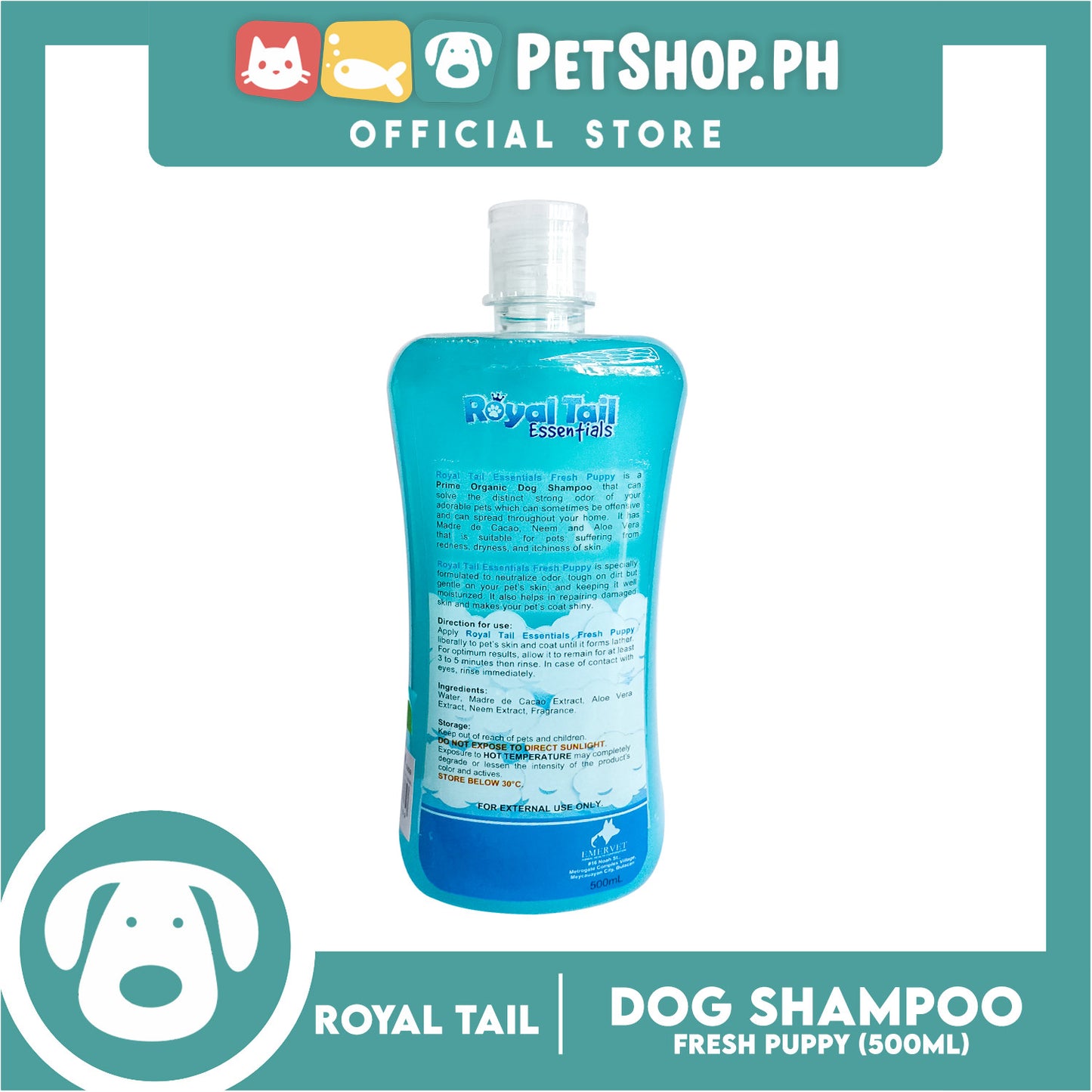 Royal Tail Essentials Dog Shampoo (Fresh Puppy) 500ml