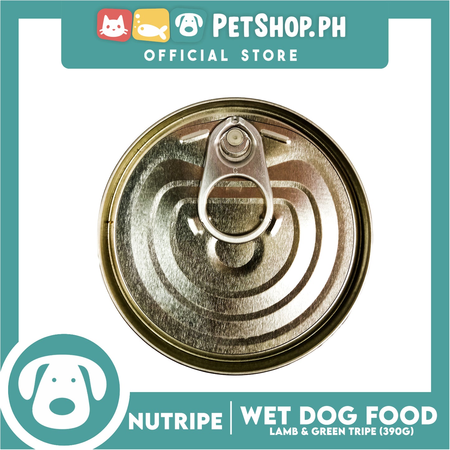 Nutripe Lamb and Green Tripe Pure (Gum-free) 390g Dog Wet Food for All Life Stages