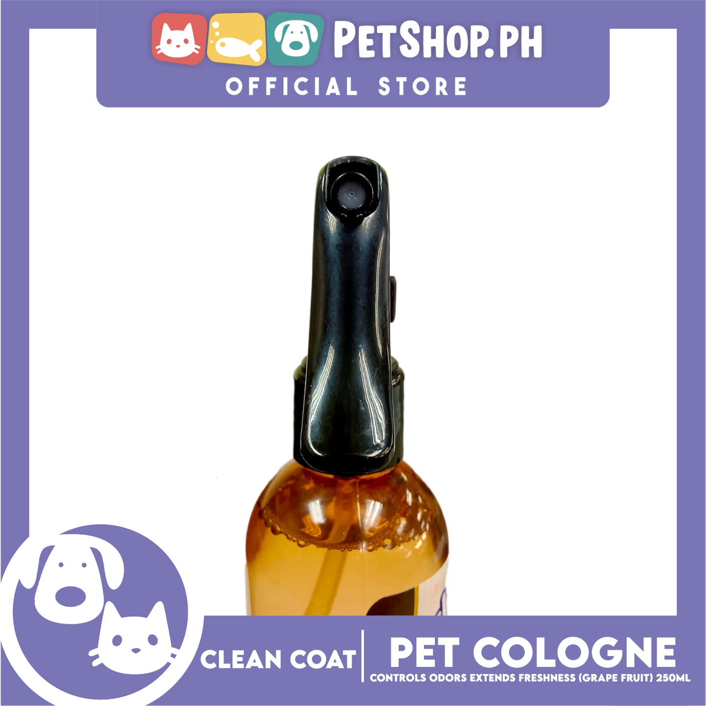 Clean Coat Pet Cologne (Grape Fruit) 250ml