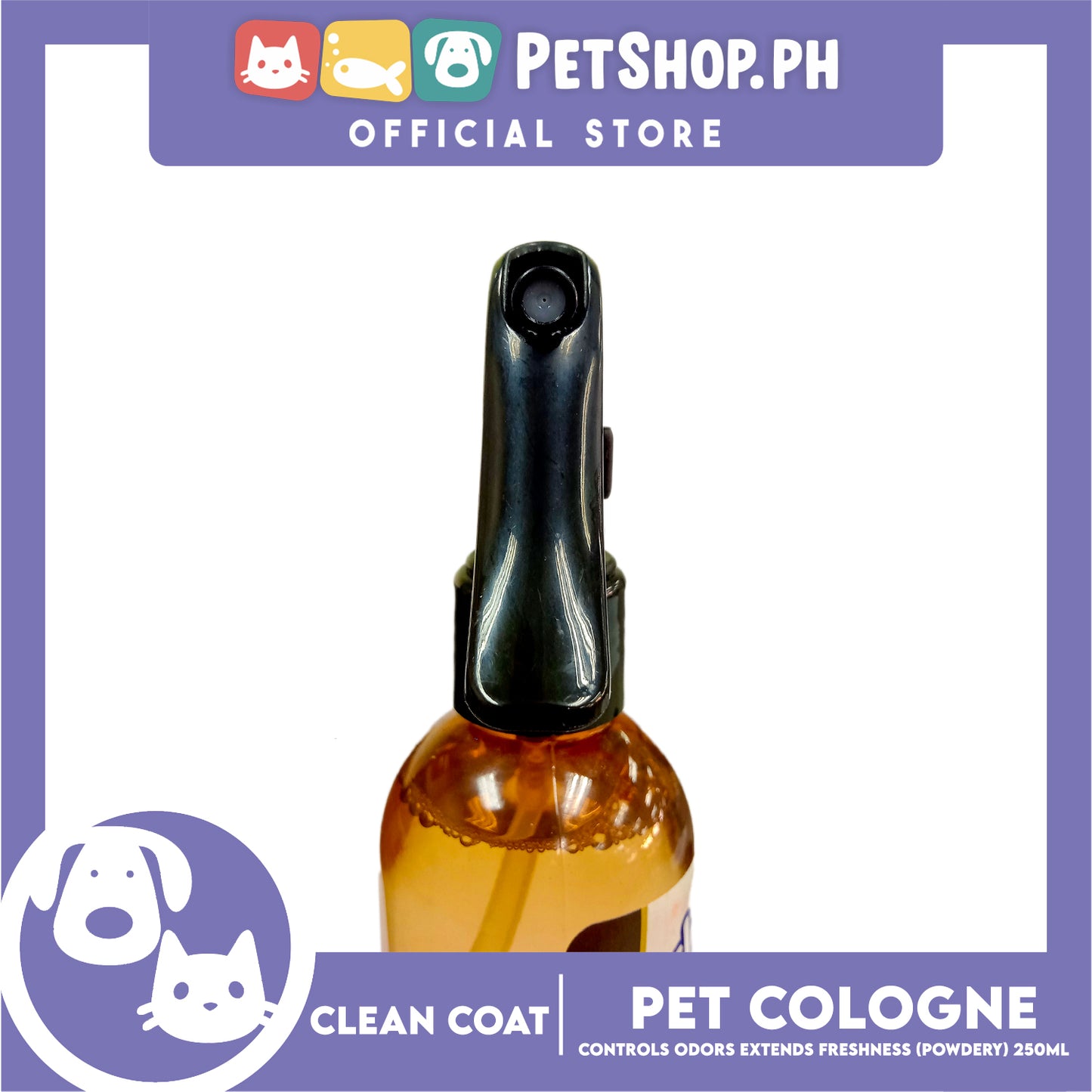 Clean Coat Pet Cologne (Powdery) 250ml