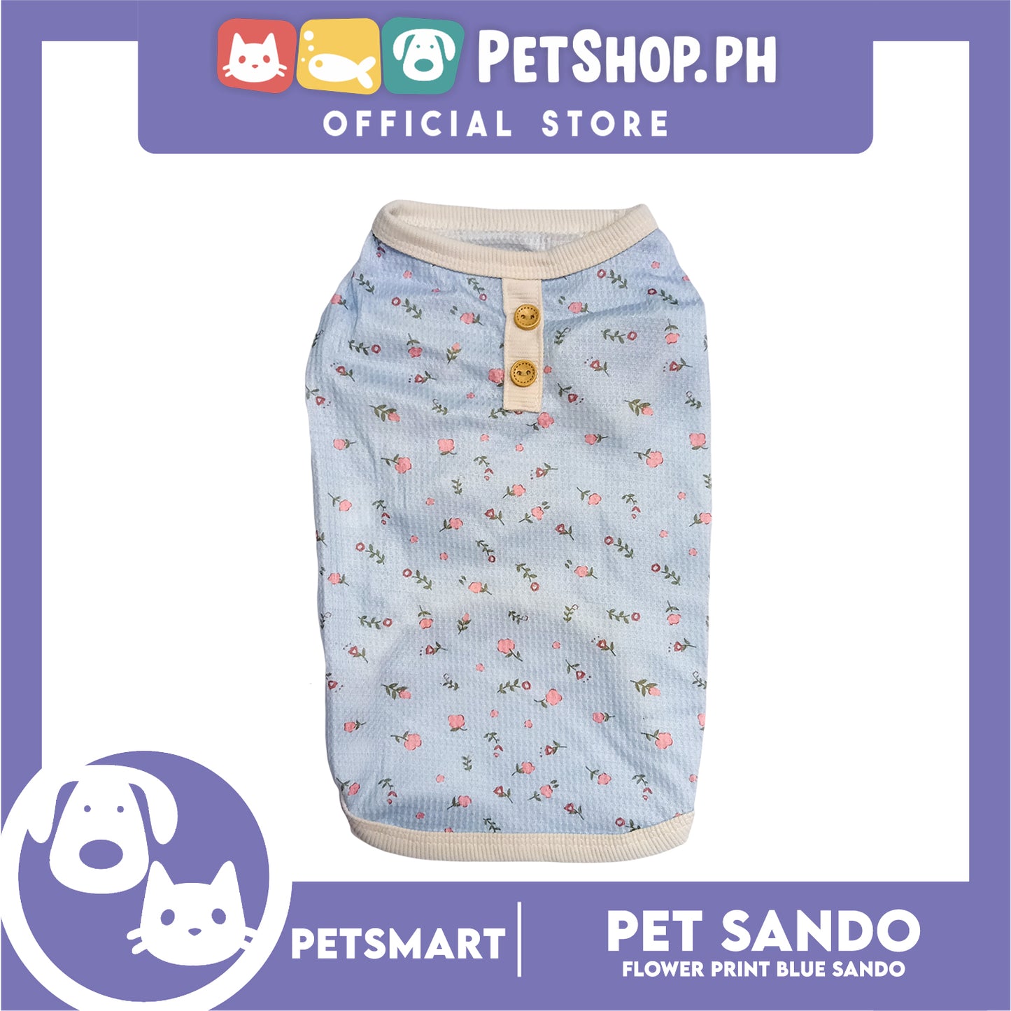 Pet Clothes Bunny Soft Fleece Vest Sando Shirt Yellow (Medium) for Cats and Dogs