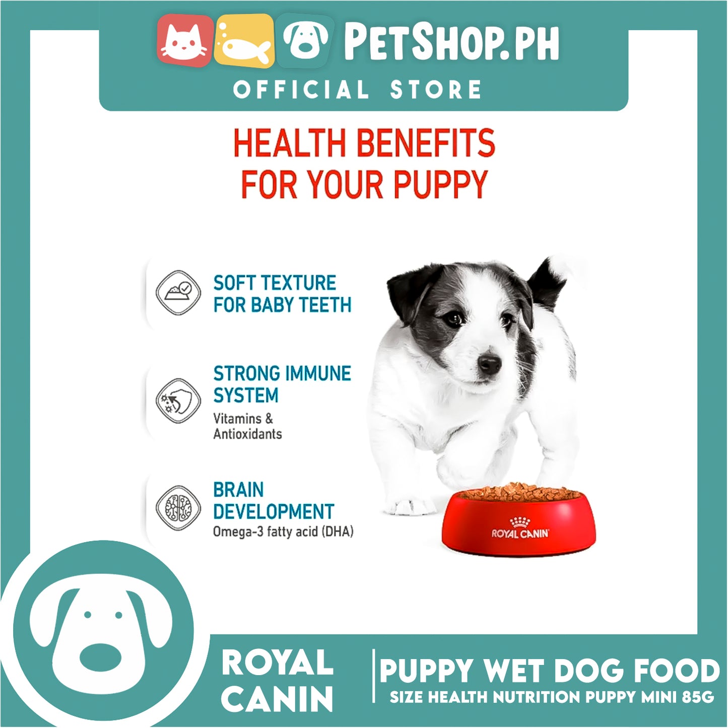 Royal Canin Mini Puppy (85g) Wet Dog Food - Size Health Nutrition