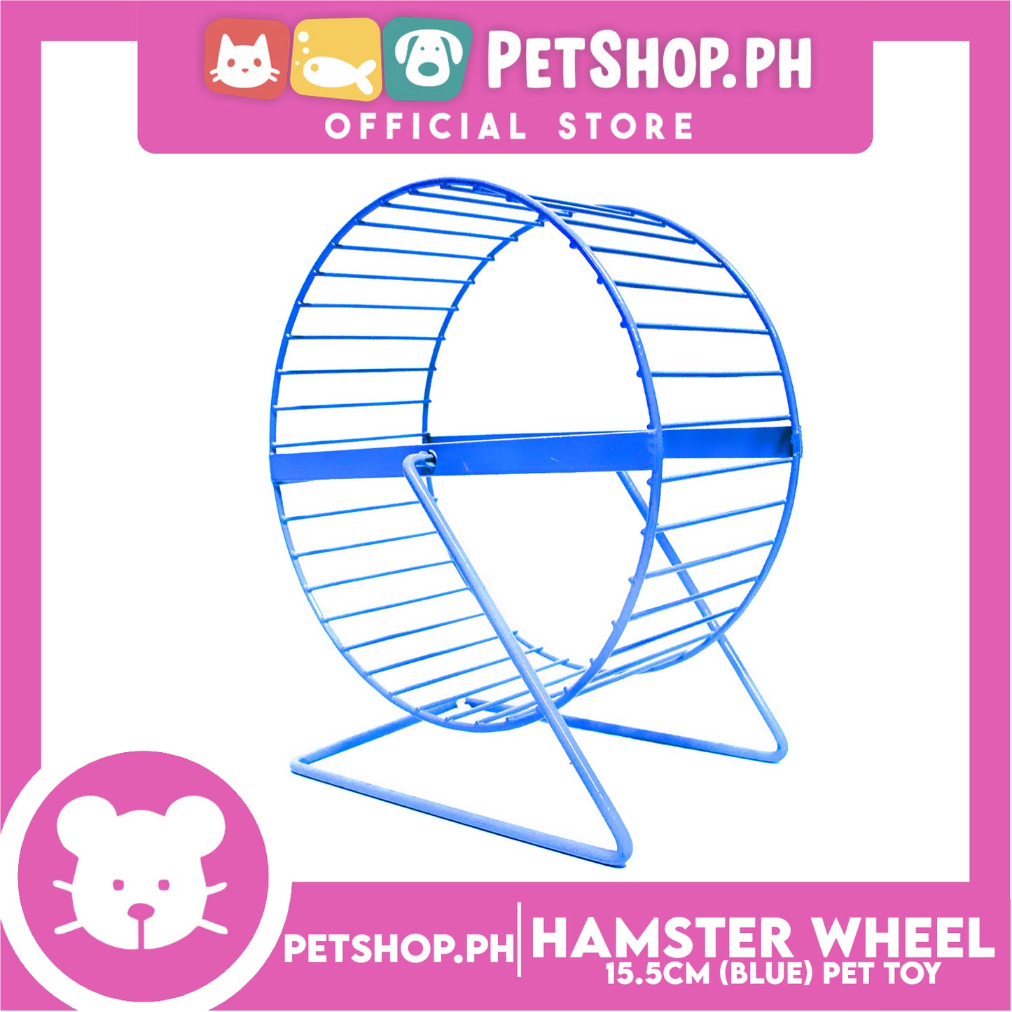 Hamster Wheel Blue 15.5cm