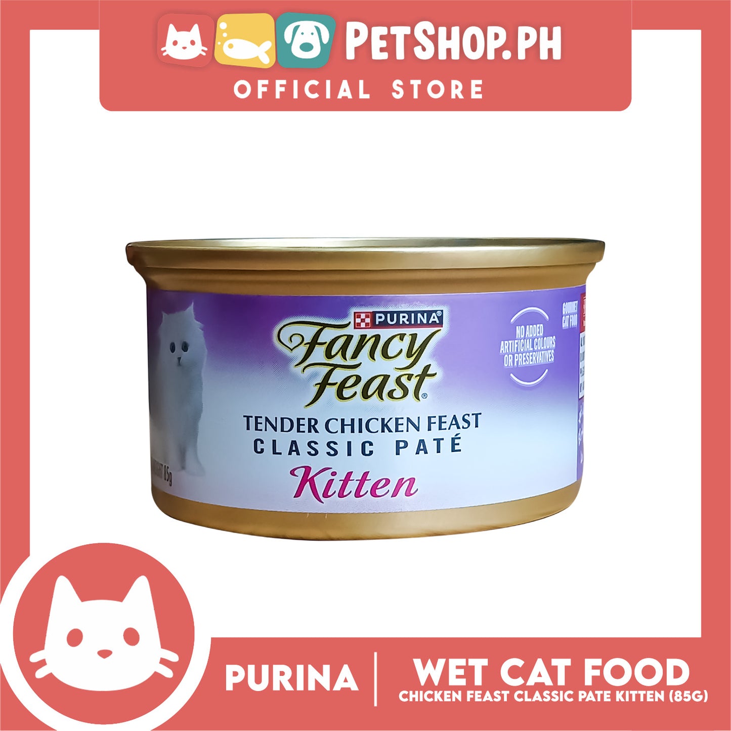 Purina Fancy Feast Classic Pate Tender Chicken Feast Kitten Wet Cat Food