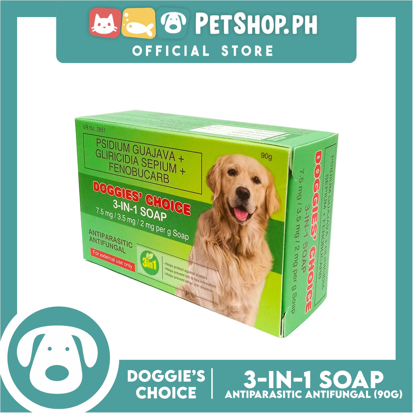 Doggie's Choice 3 in 1 Soap 90g