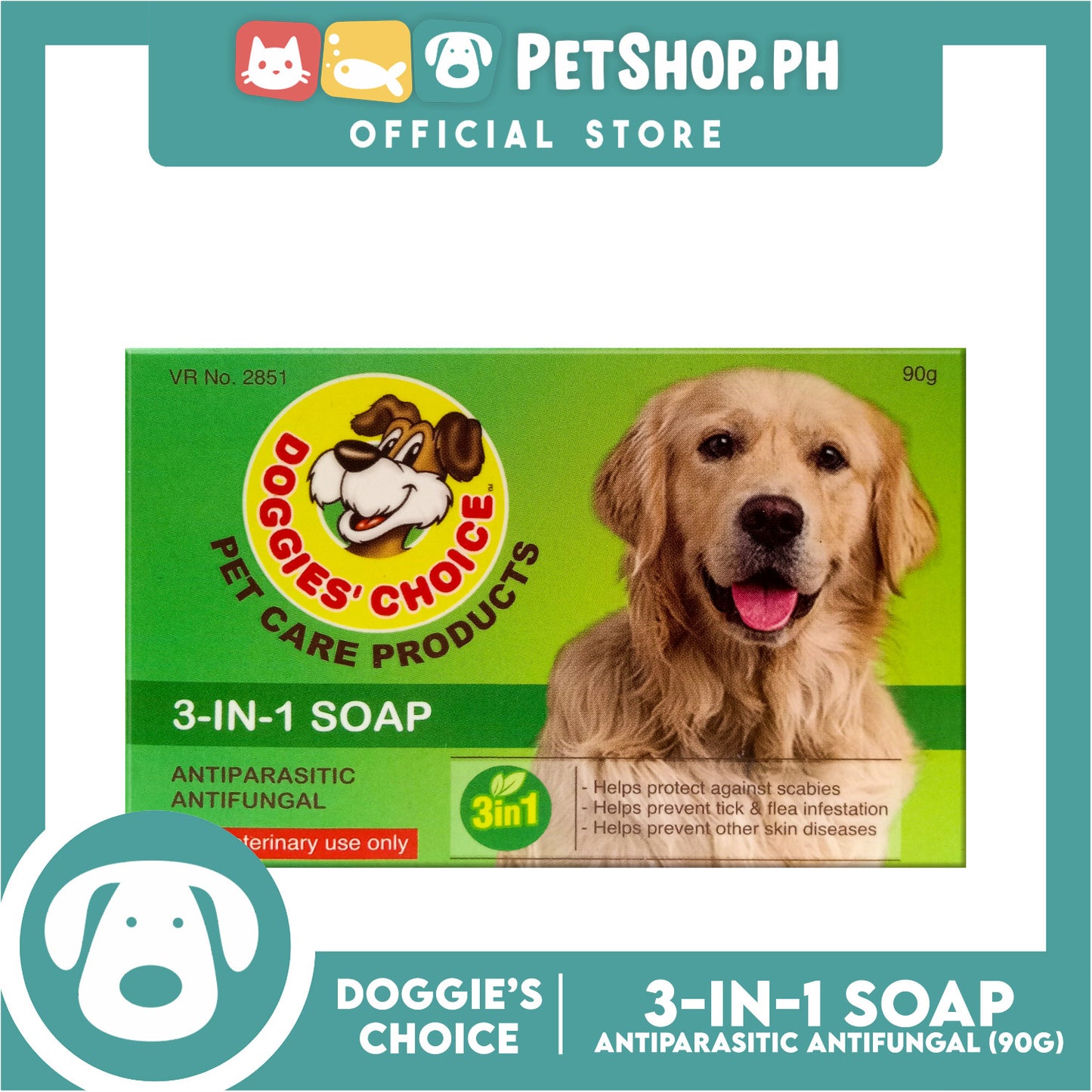 Doggie's Choice 3 in 1 Soap 90g