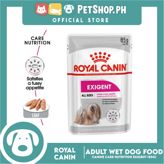 Royal Canin Exigent Loaf (85g) Adult Wet Dog Food - Canine Care Nutrition