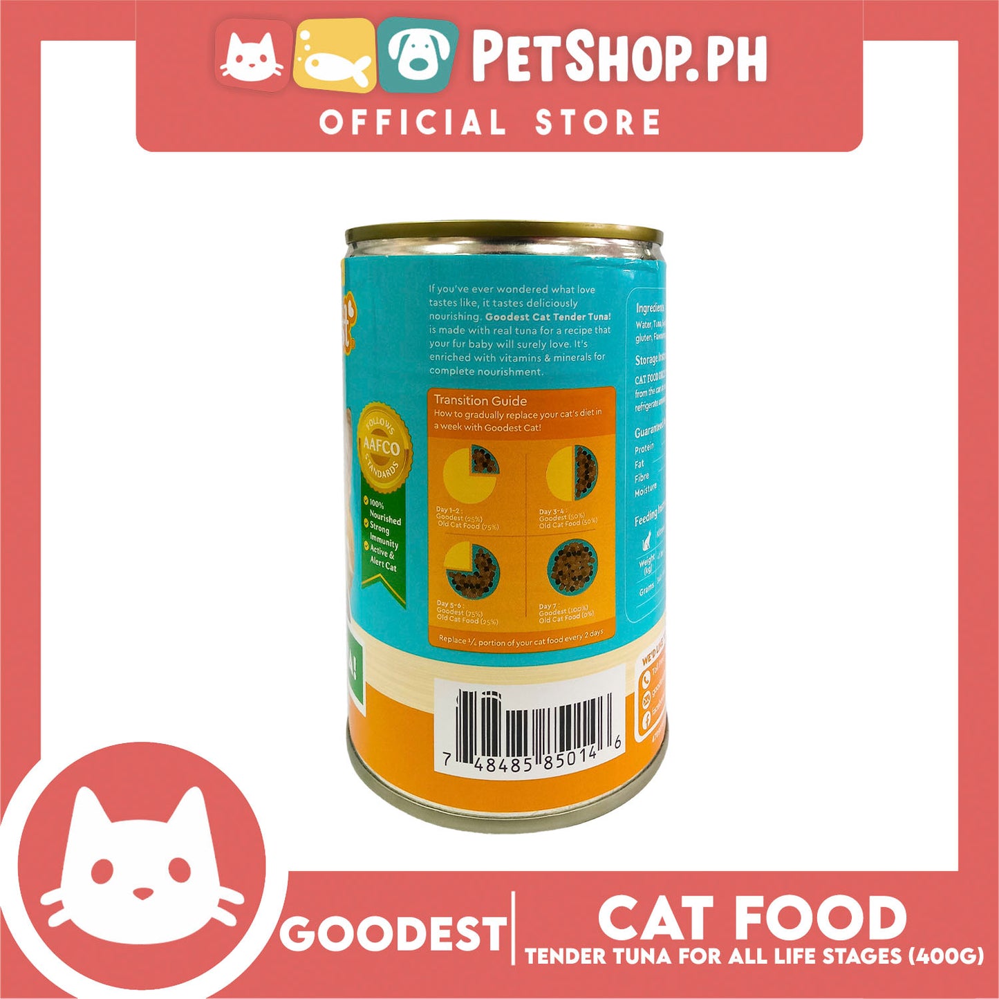 Goodest Pate (Tender Tuna) Cat Wet Food 400 grams
