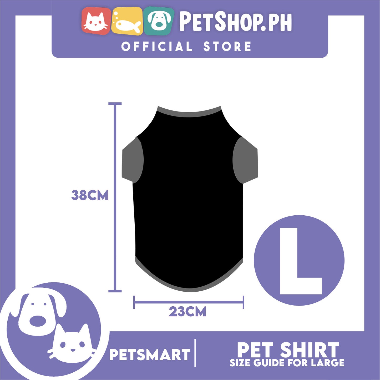 Pet Shirt Blue Sweat Shirt Dog Design (Large) for Cats and Dogs