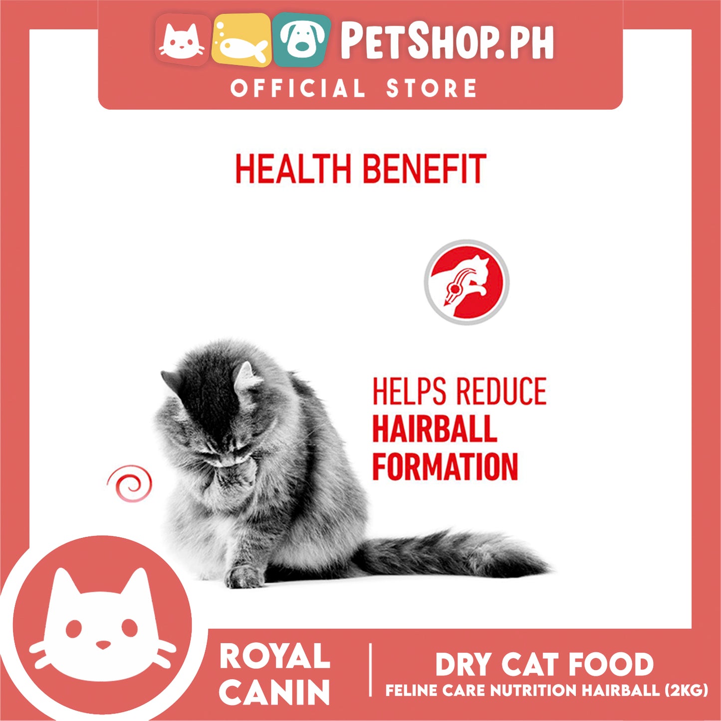 Royal Canin Hairball Care (2kg) Adult Dry Cat Food - Feline Care Nutrition