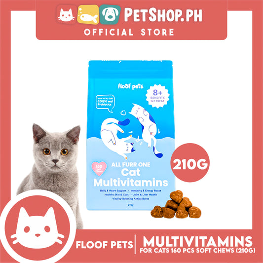 Floof Pets All Furr One Cat Multivitamins Soft Chews 210g