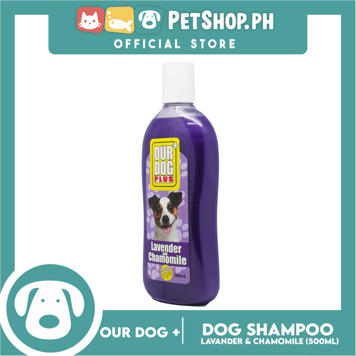 Our Dog Plus Lavender and Chamomile Shampoo 500ml