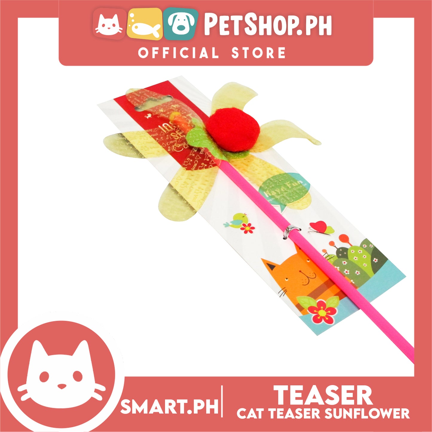 Amy Carol Cat Teaser Sun Flower AT3611