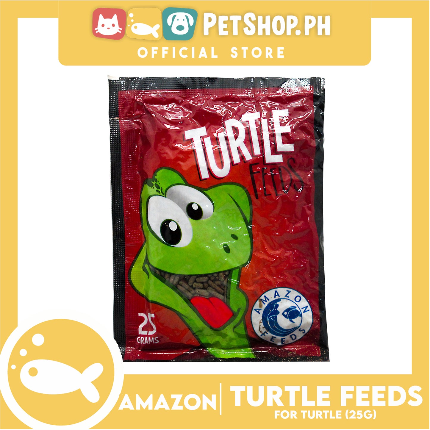 Amazon Turtle Food 25g with board