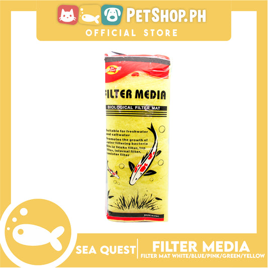 Sea Quest Biological Filter Mat 6 Colors Bio Wool Water Filter (Assorted Color)