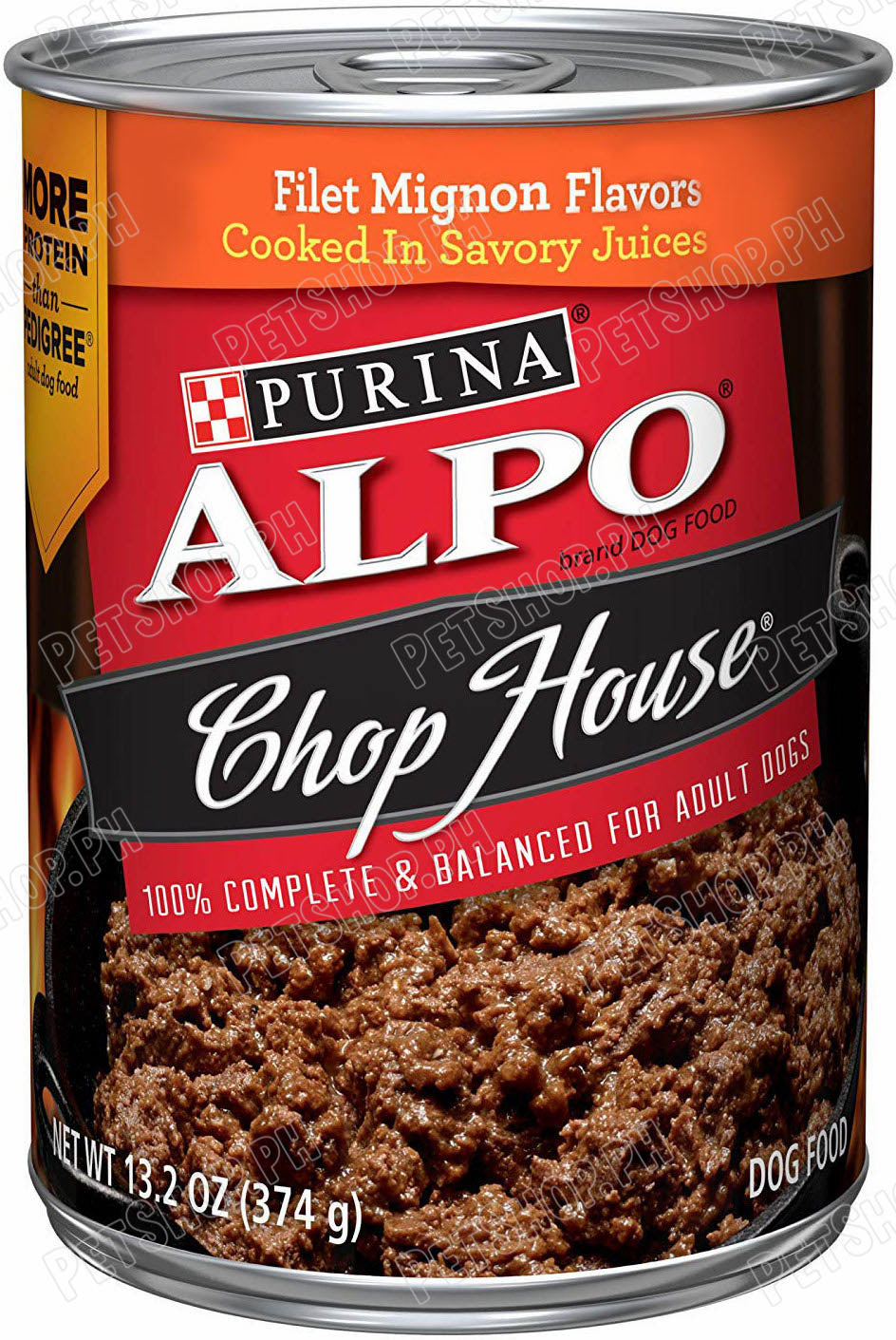 Alpo Chop House Filet Mignon Canned 374g