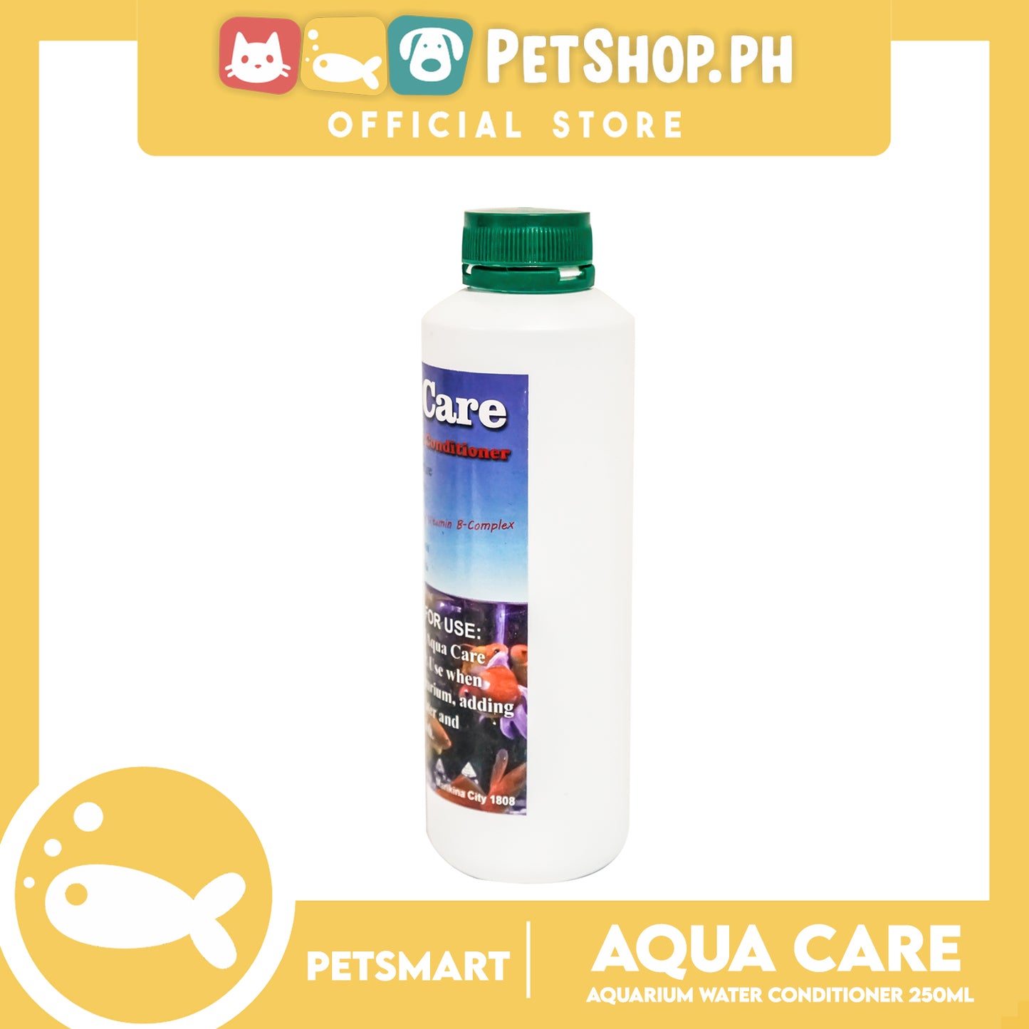 Aqua Care Aquarium Water Conditioner With Vitamin B-Complex 250ml Removes Harmful Chlorine, Creates Clear Water