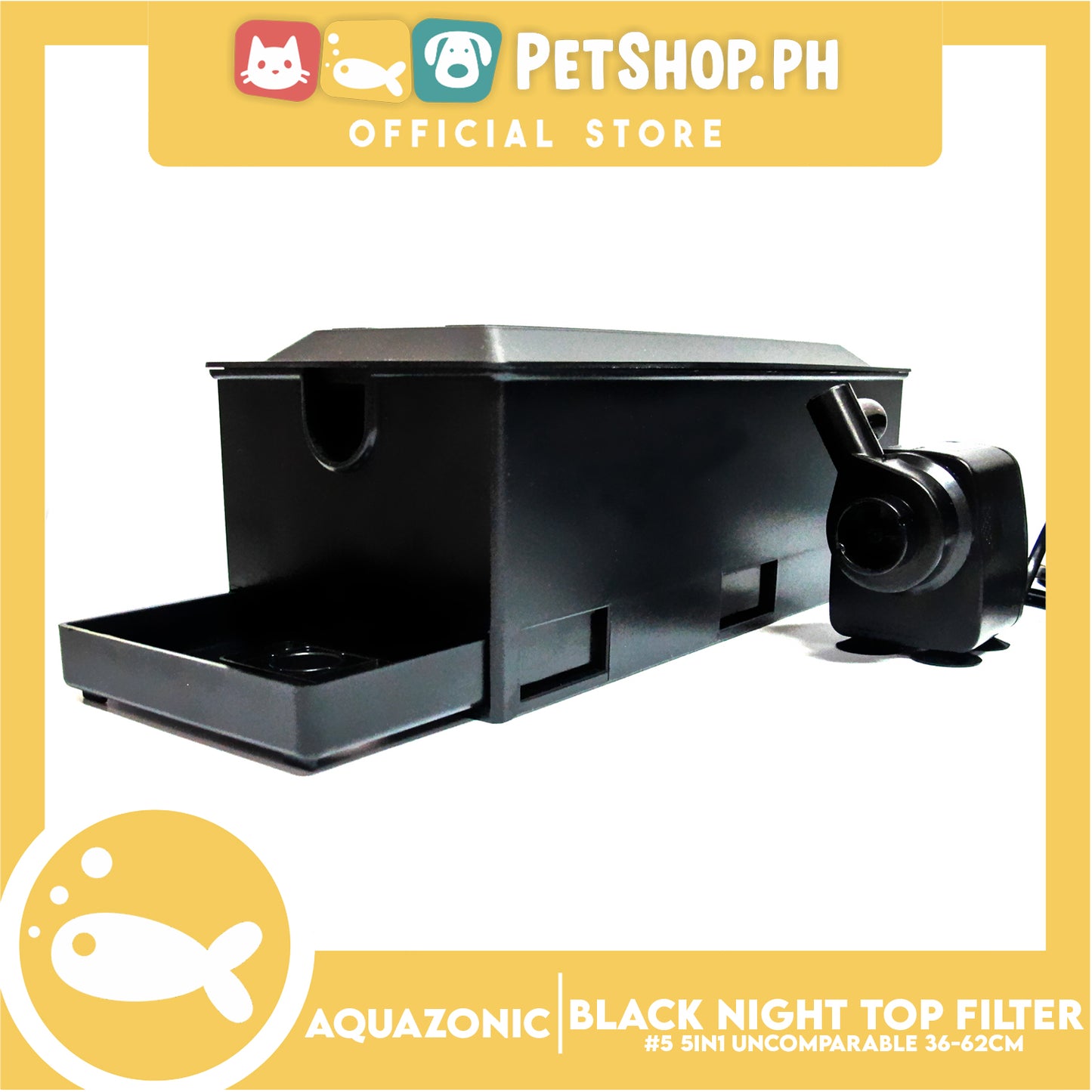 Aqua Zonic Black Knight Top Filter 36-62cm
