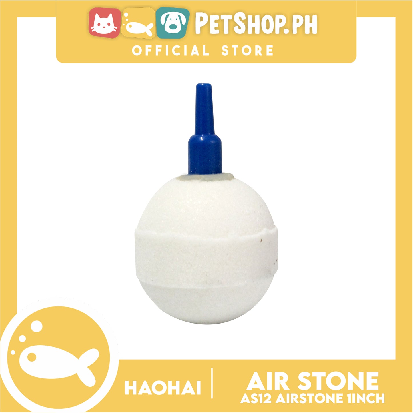 AS12 Round Airstone 1"