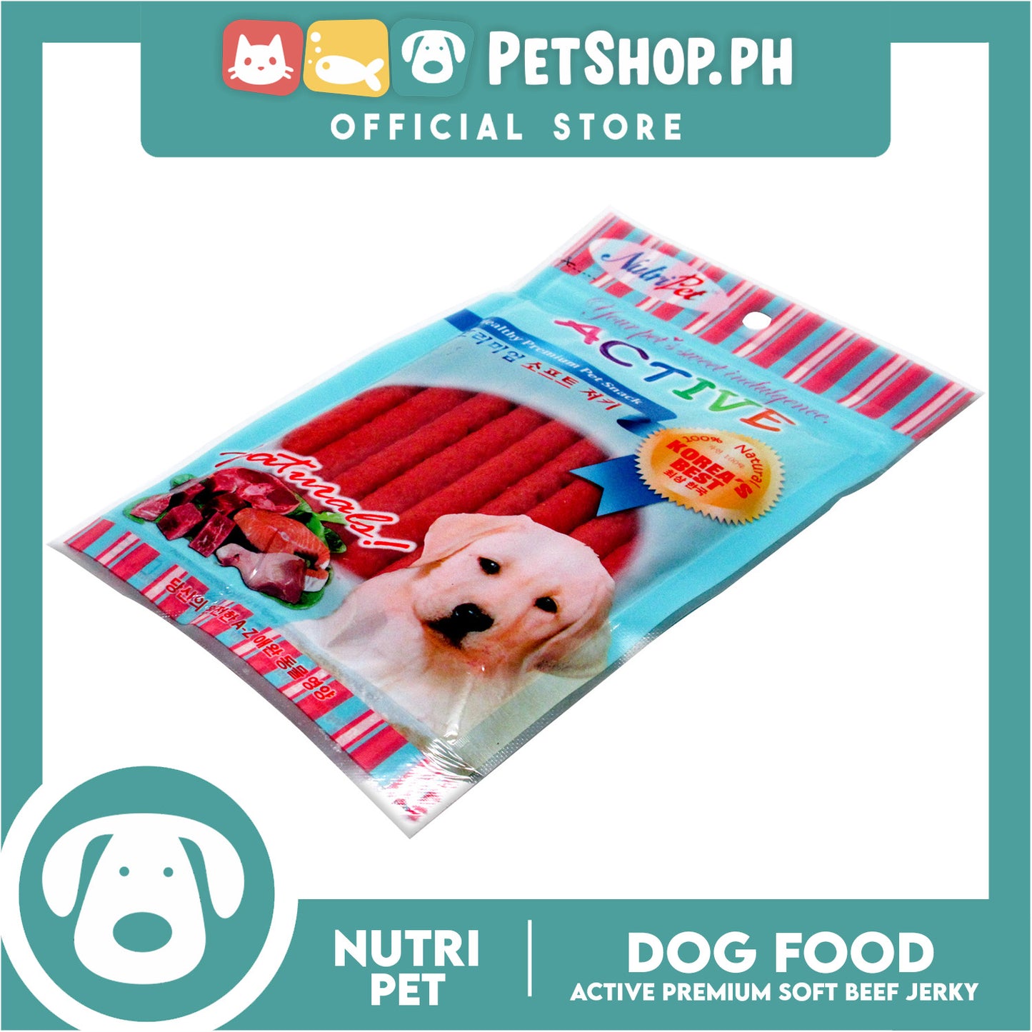 Nutripet Beef Jerky-(638) 80g