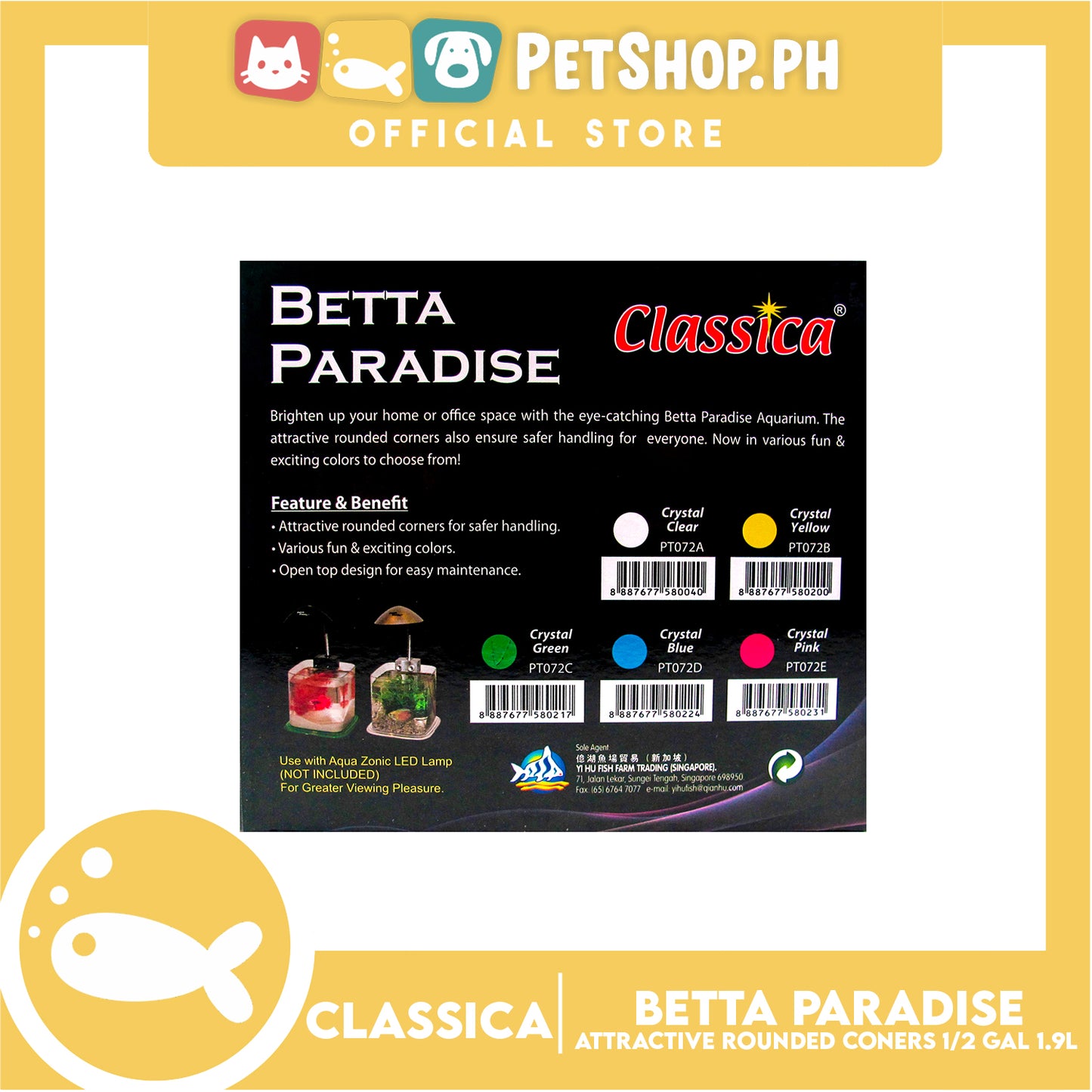 Classica Betta Paradise Crystal Green