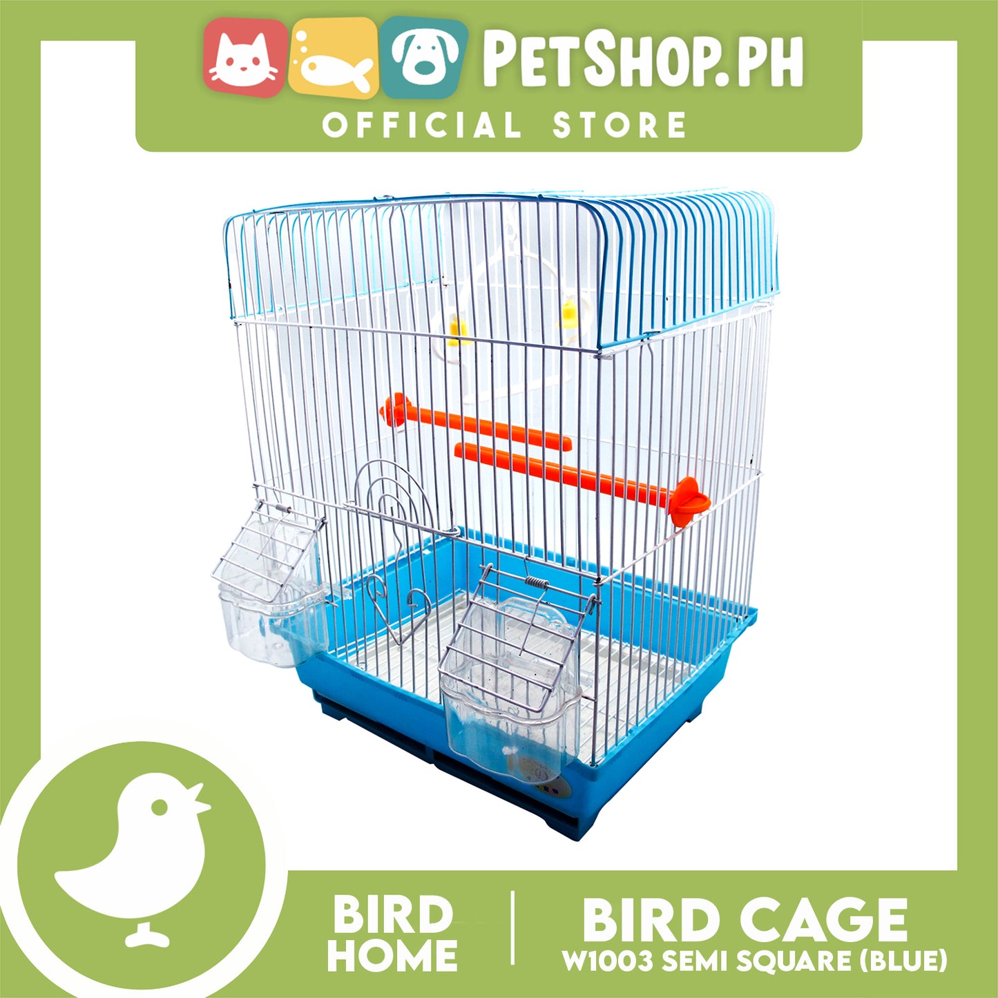 Bird Cage W1003 Semi Square