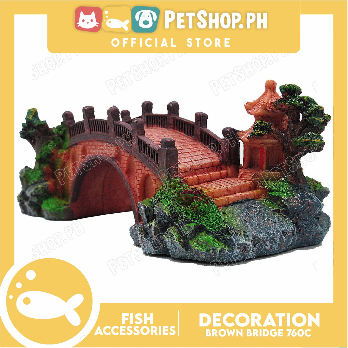 Brown Bridge Decoration-760c
