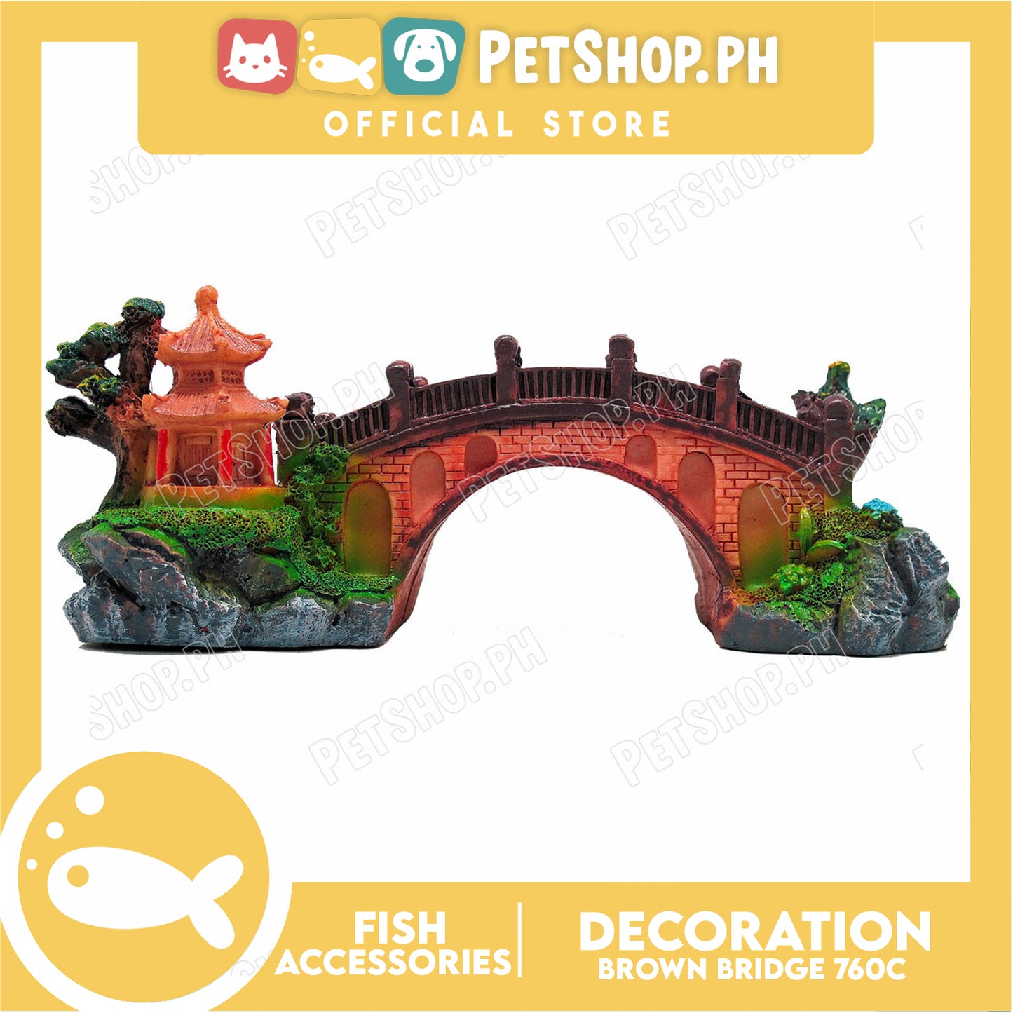 Brown Bridge Decoration-760c