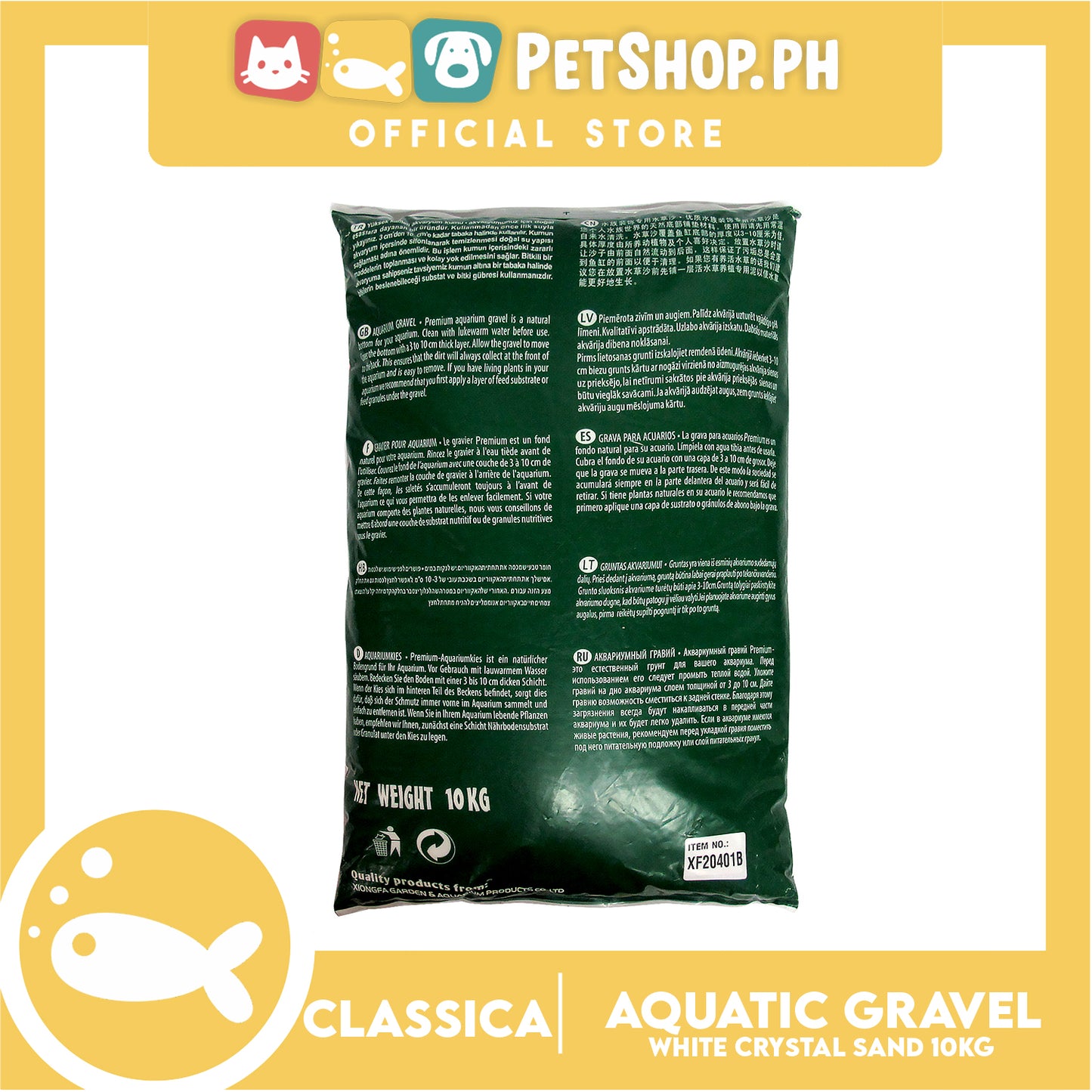 Classica White Crystal Sand 10kgs