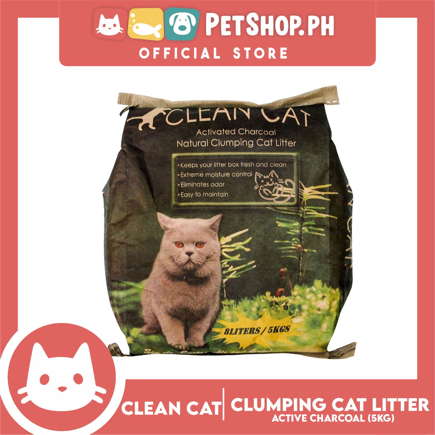 Clean Cat Activated Charcoal 5kg
