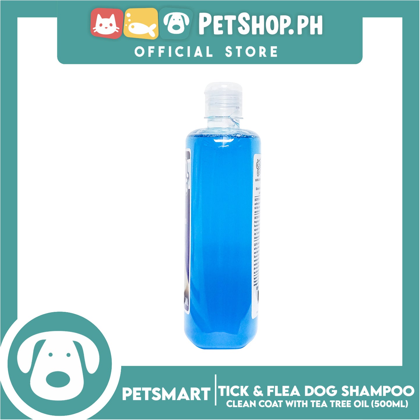 Clean Coat Tick And Flea With Tea Tree Oil 500ml Dog Shampoo