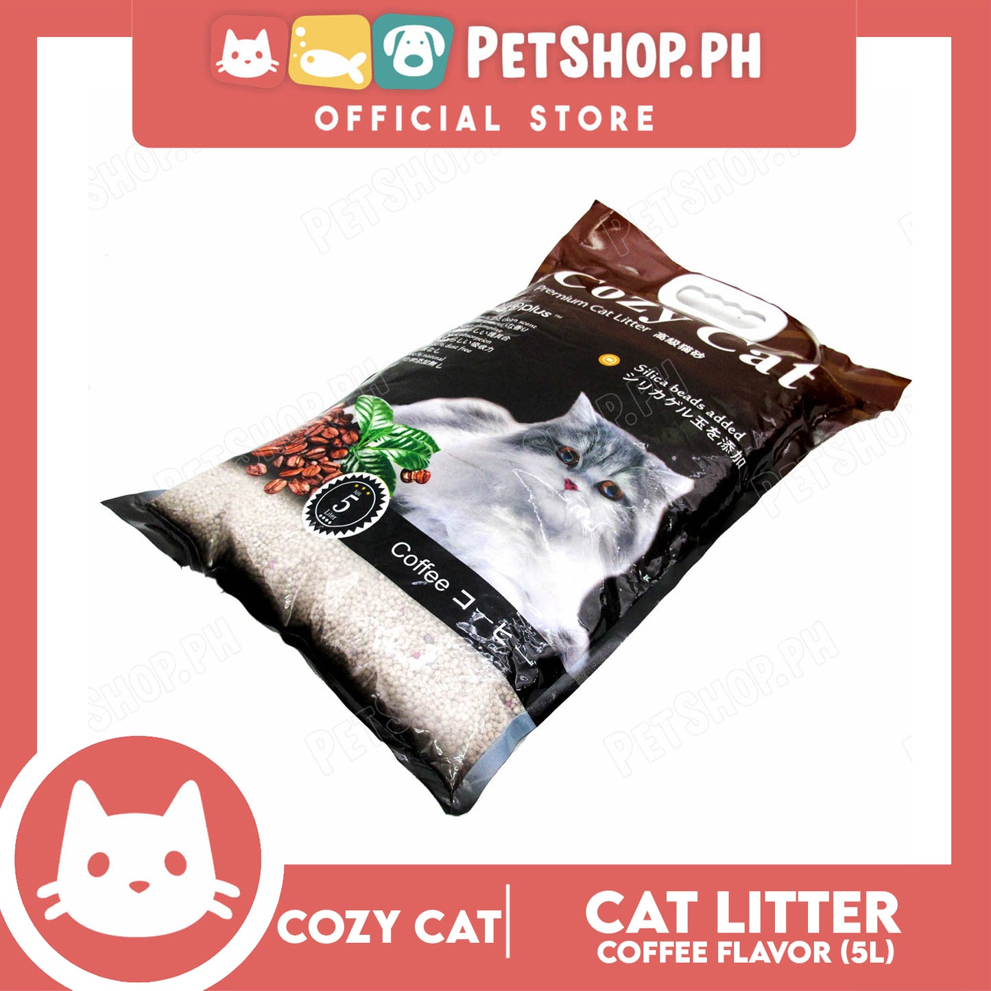 Cozy Cat Sand Coffee 5L