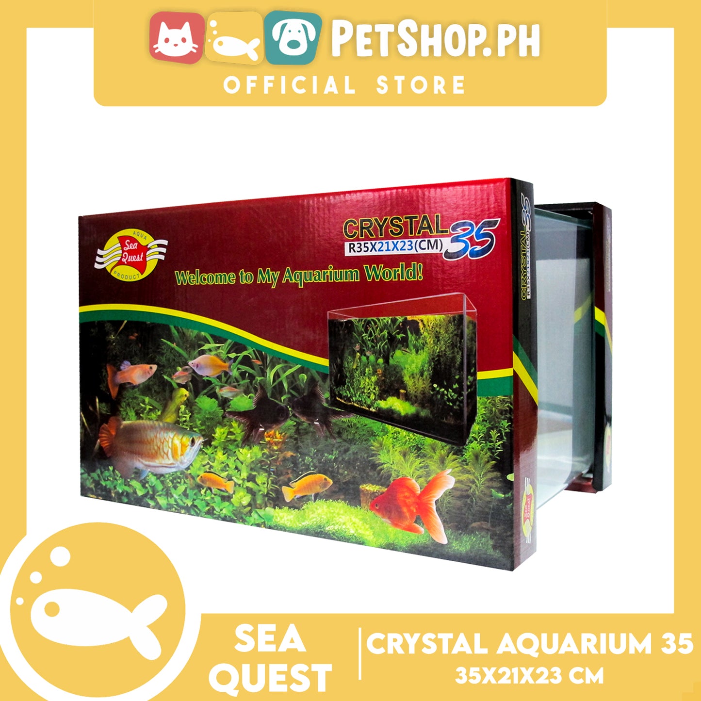 Sea Quest Aquarium Crystal 35