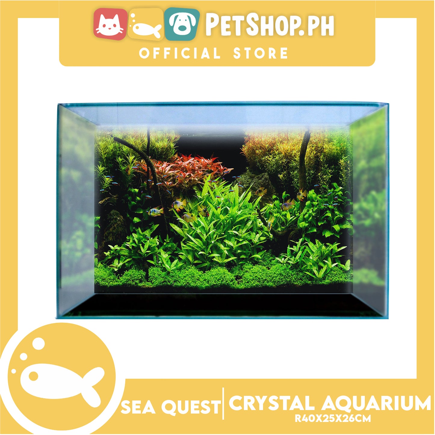 Sea Quest Aquarium Crystal 40