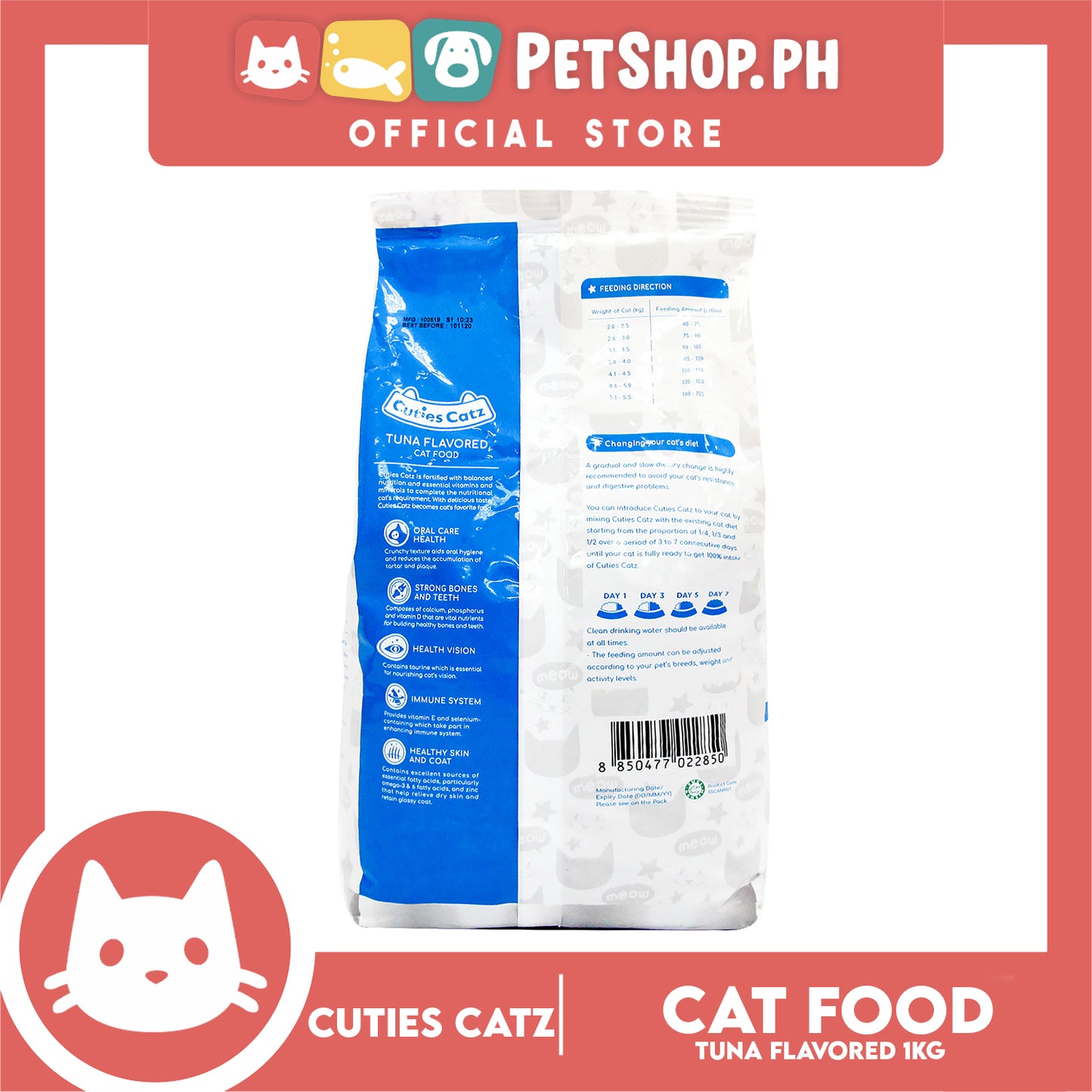 Cuties Catz Tuna 1kg
