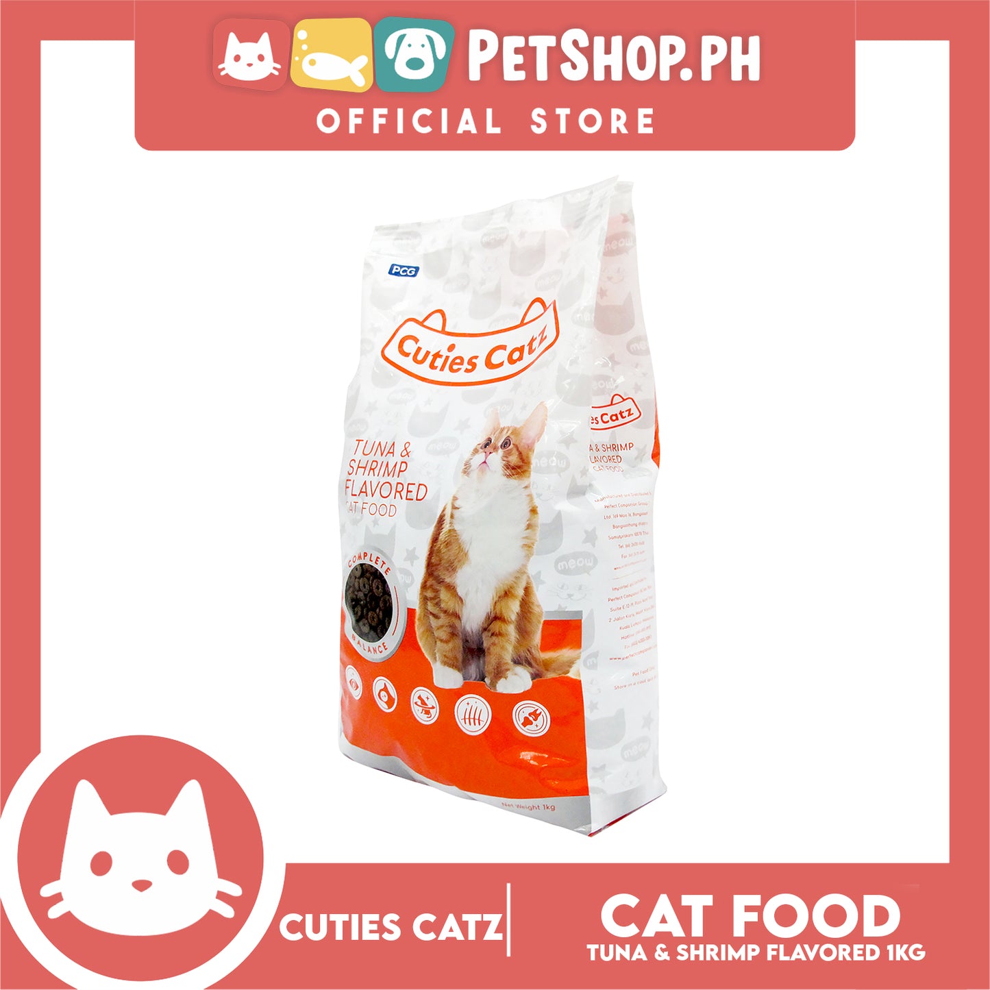 Cuties Catz Tuna and Shrimp 1kg