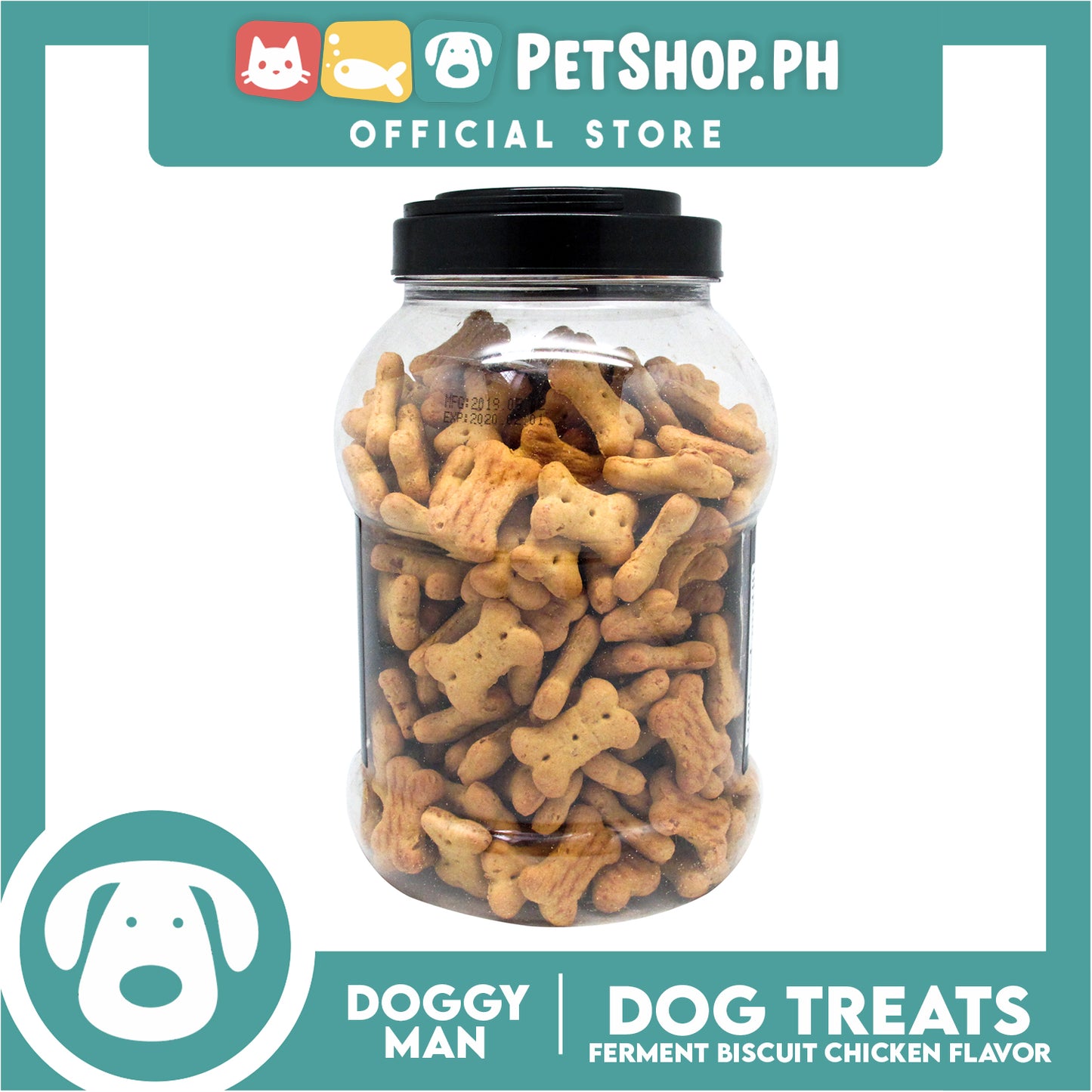 Doggyman Ferment Chicken Biscuit in Jar (Z0816) 680g