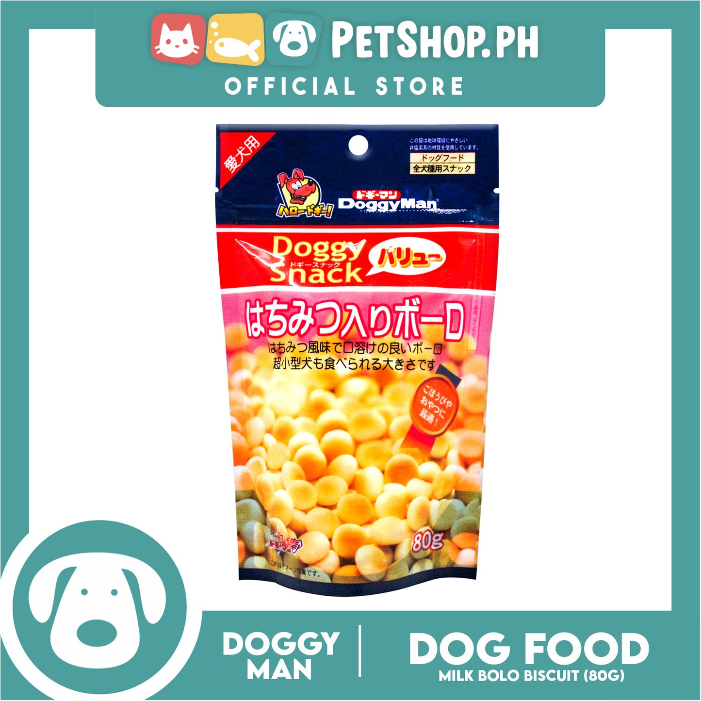 Doggyman Milk Bolo Biscuit (81348) 80g