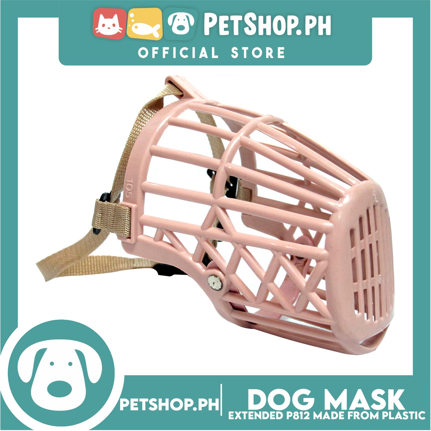 Petshop.ph Extended Dog Mask P812