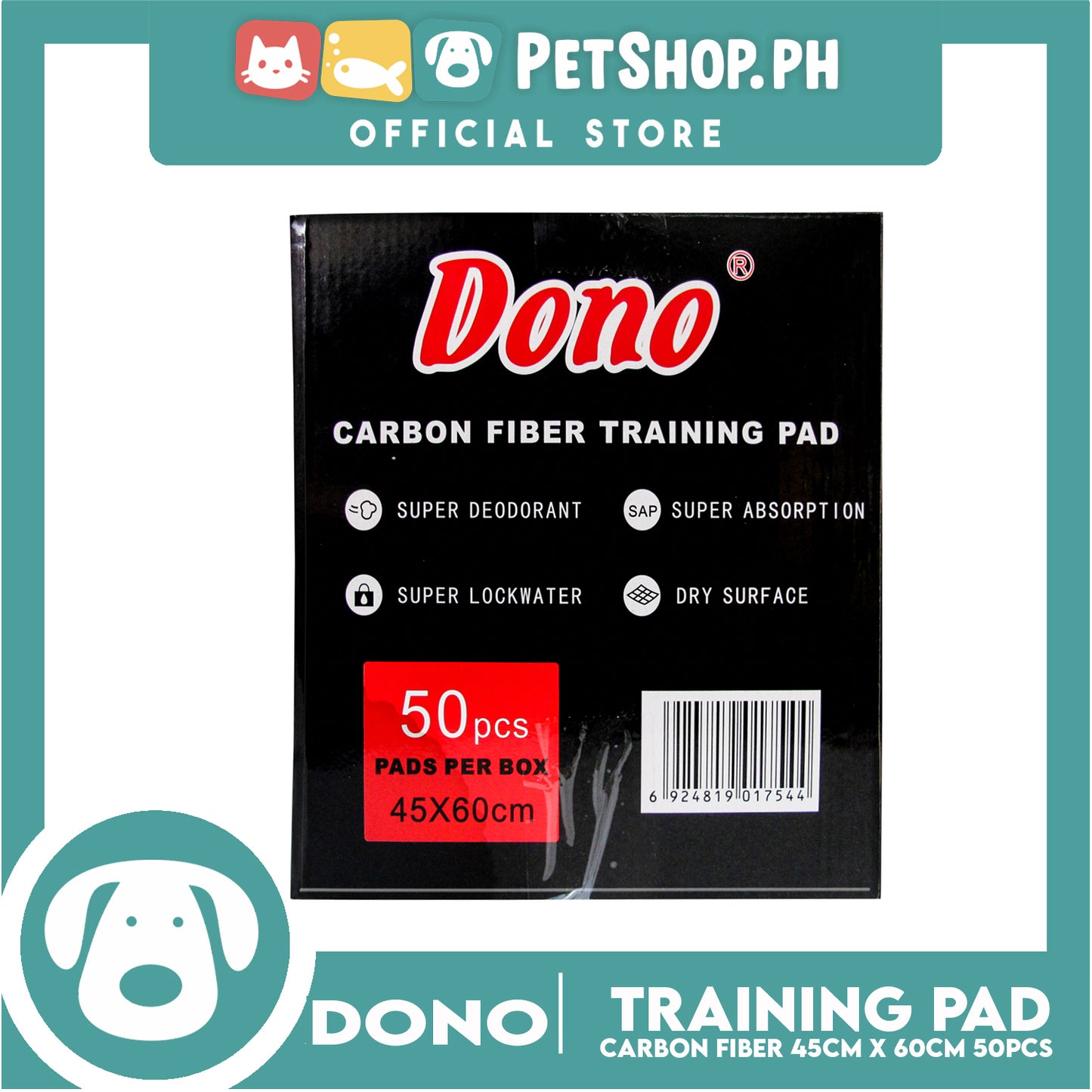 Dono Carbon Fiber Training Pad Medium (50pcs) 45cm x 60cm