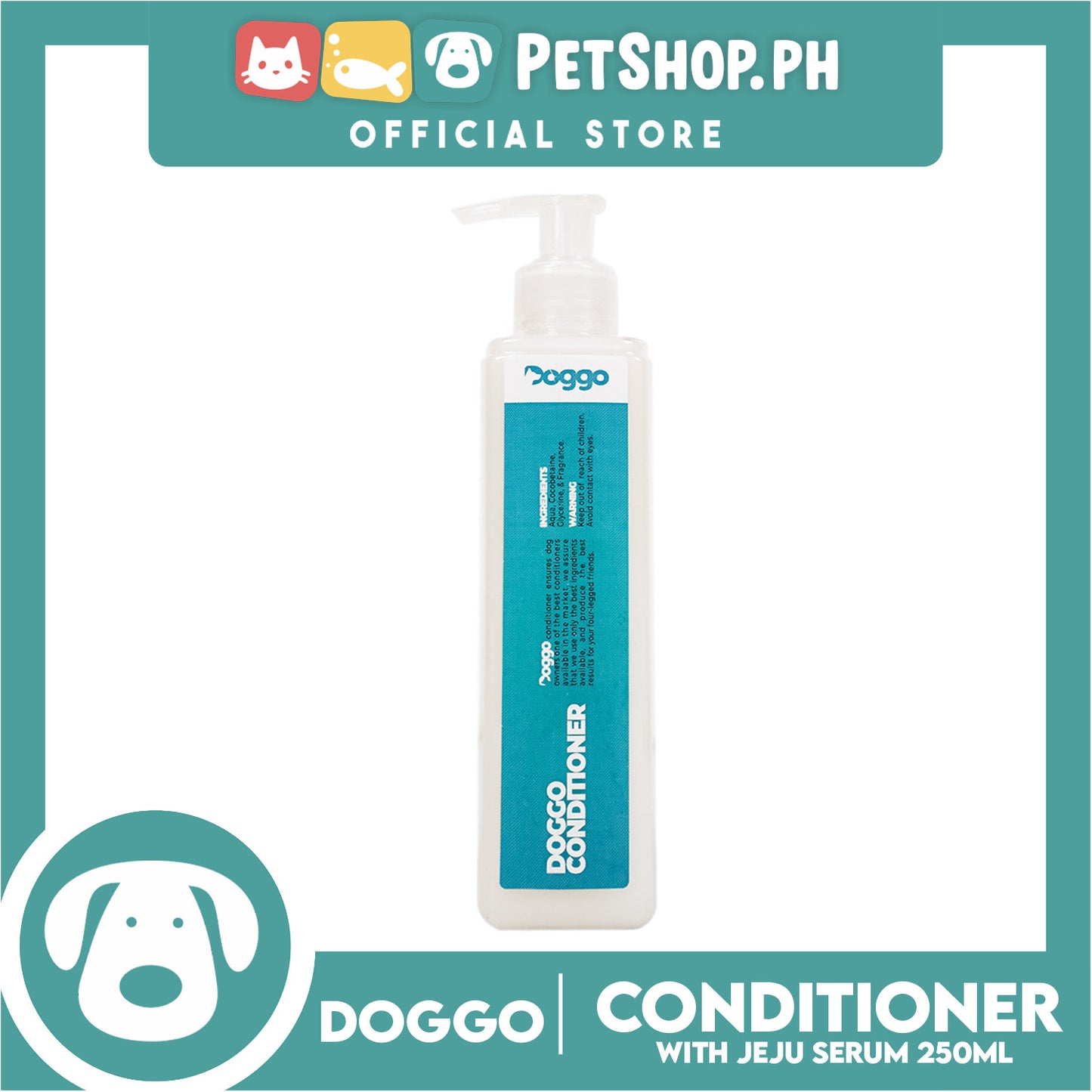 Doggo Dog Hair Conditioner with Jeju Serum 250ml