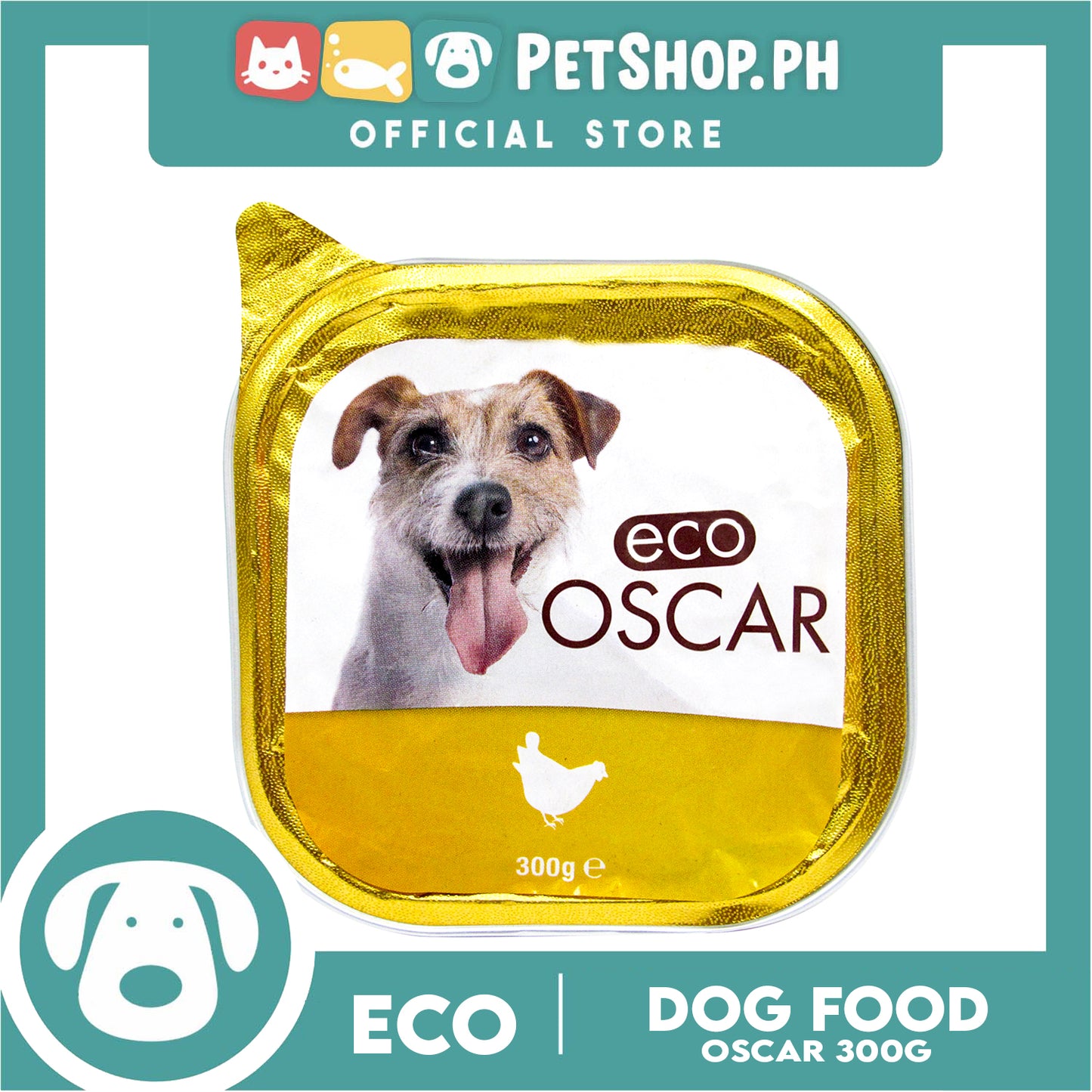 Eco Oscar Pate With Chicken 300g Dog Wet Food
