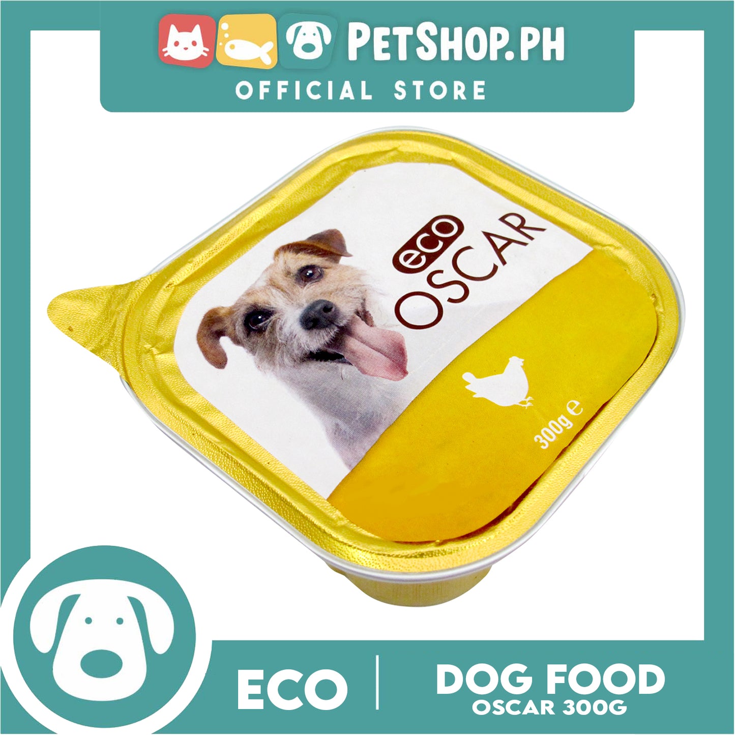 Eco Oscar Pate With Chicken 300g Dog Wet Food