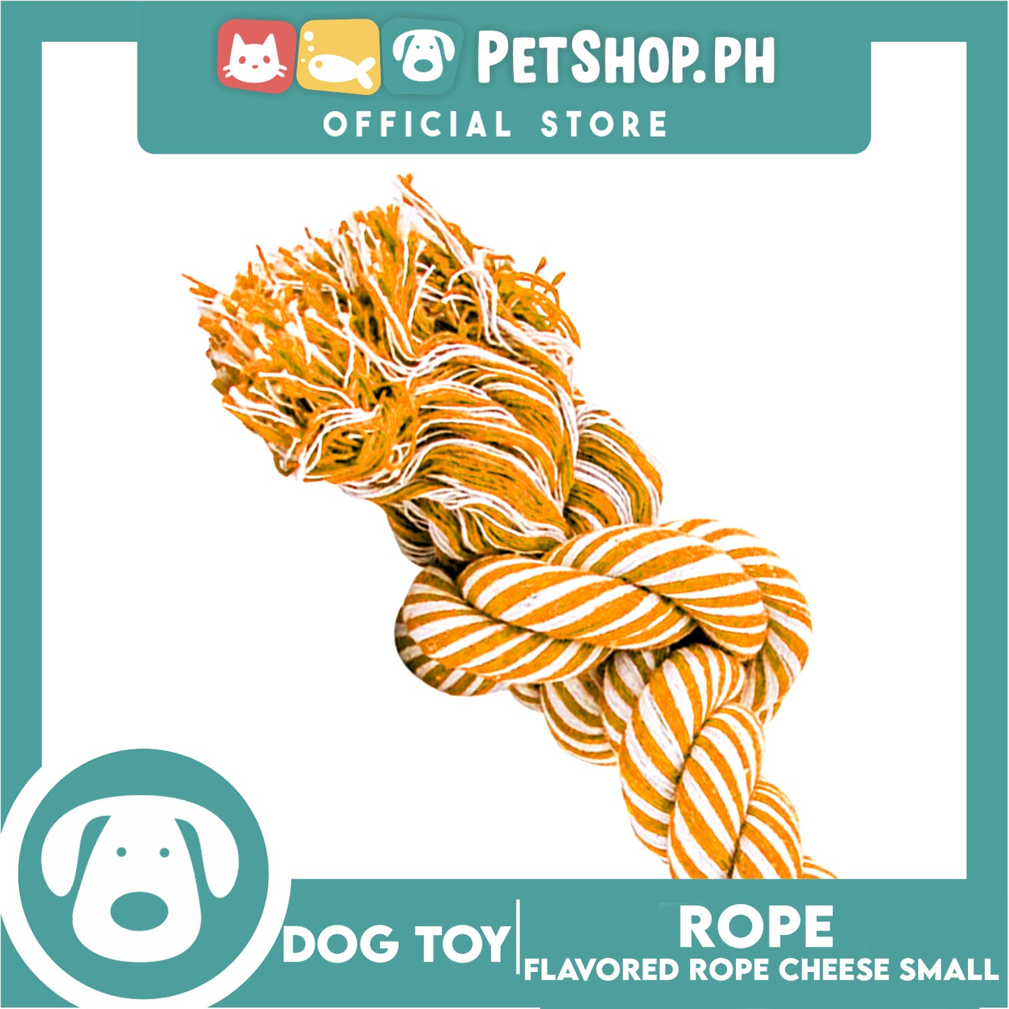 Amy Carol Flavored Rope Cheese (Small) Dog Rope
