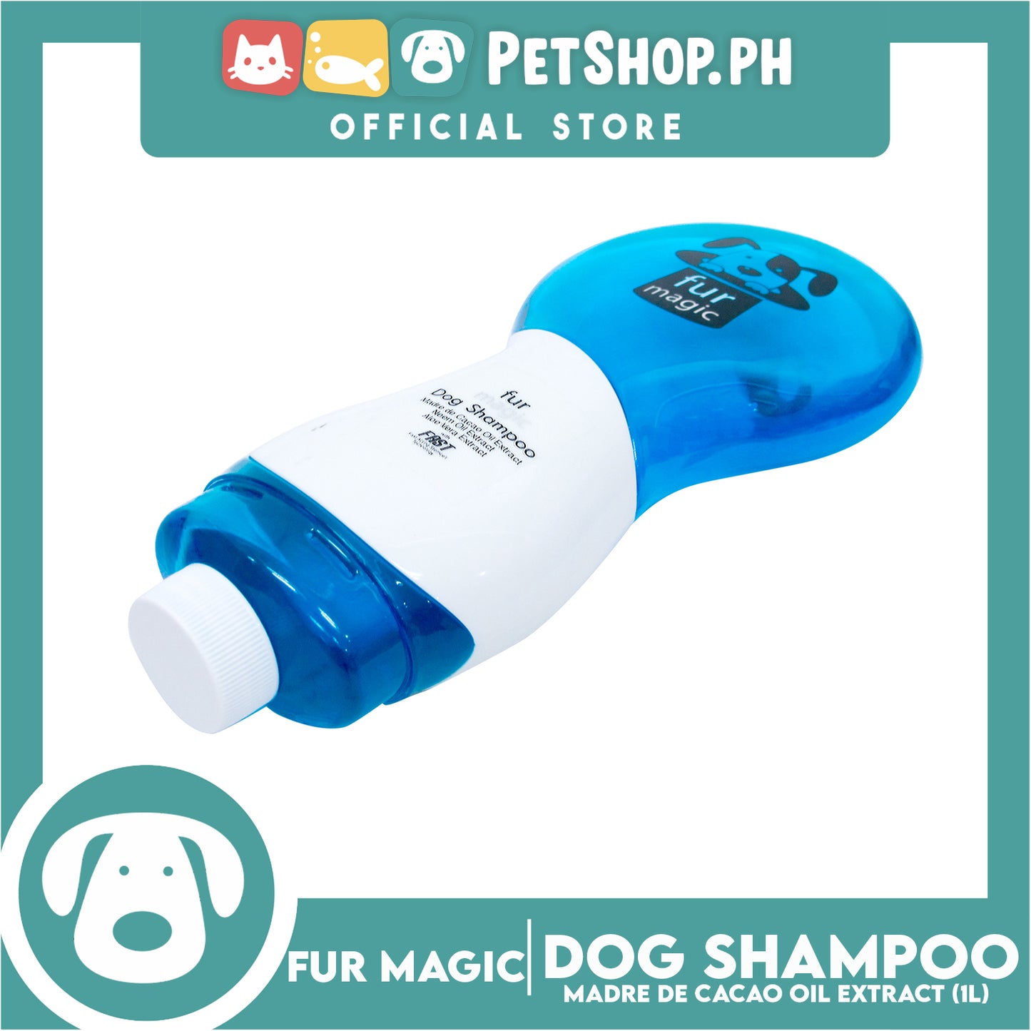 Fur magic with Fast Acting Stemcell Technology (Blue) 1000ml Dog Shampoo