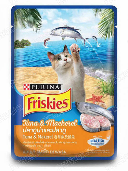 Friskies Adult Wet Pouch Tuna Mackerel 80g