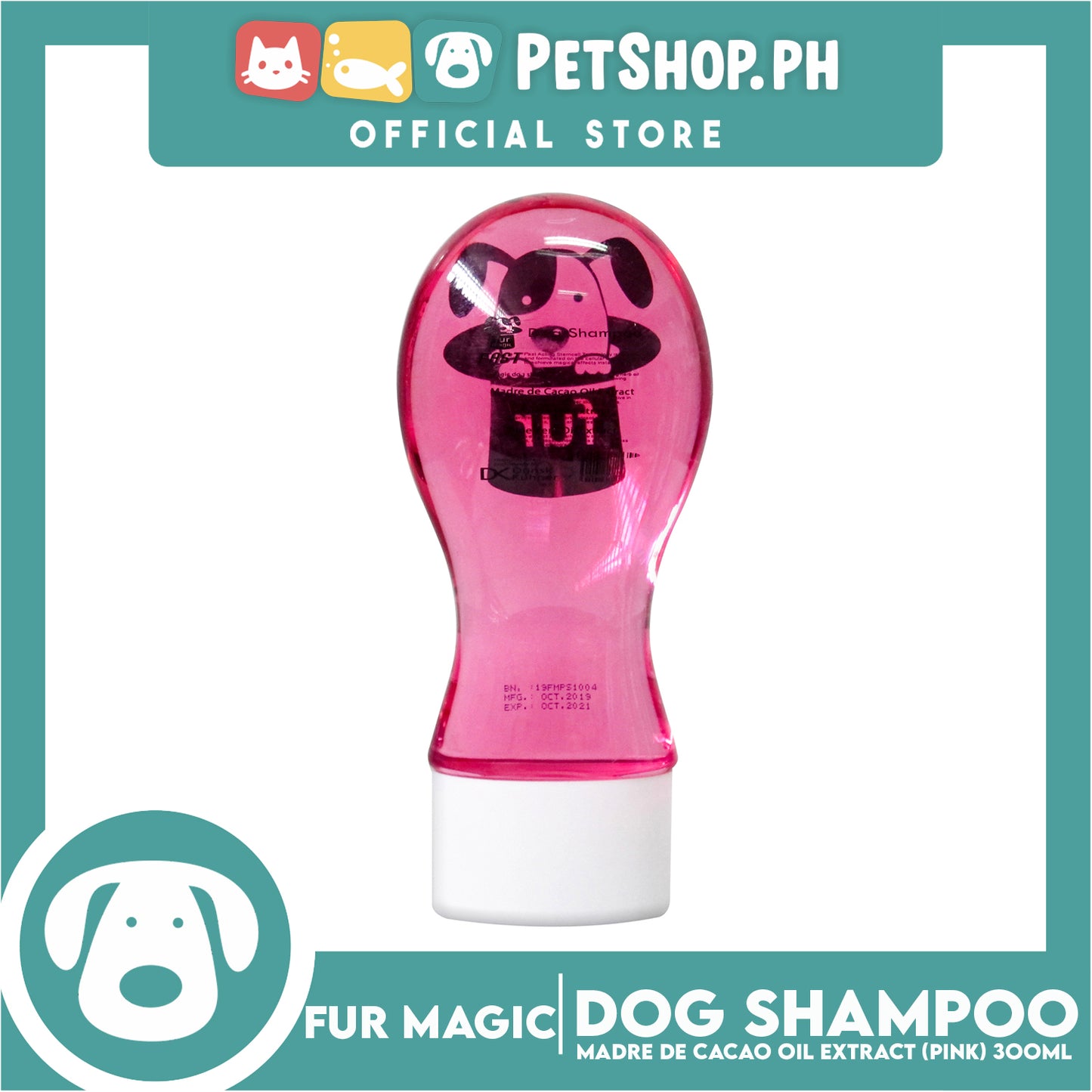 Fur magic with Fast Acting Stemcell Technology (Pink) 300ml Dog Shampoo