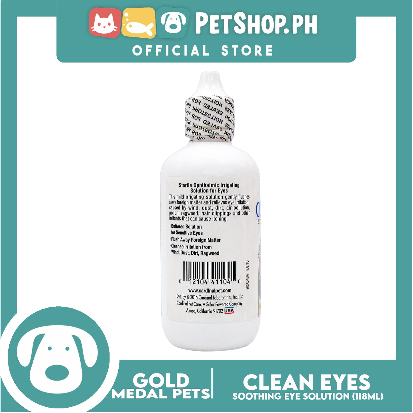 Gold Medal Pets Clean Eyes 118ml