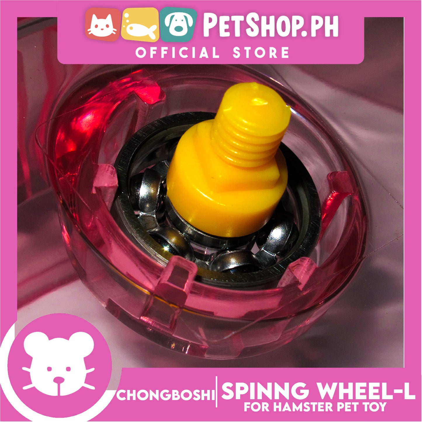 Spottoys Hamster Spinng Wheel L P1124